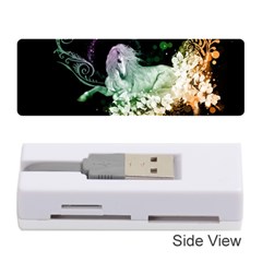 Wonderful Unicorn With Flowers Memory Card Reader (stick) 