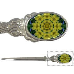 Fantasy Plumeria Decorative Real And Mandala Letter Openers by pepitasart