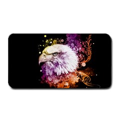 Awesome Eagle With Flowers Medium Bar Mats by FantasyWorld7