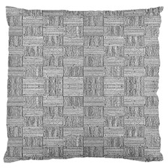 Texture Wood Grain Grey Gray Standard Flano Cushion Case (one Side) by Nexatart