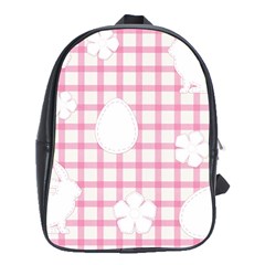 Easter Patches  School Bag (xl) by Valentinaart