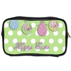 Easter Eggs Toiletries Bags by Valentinaart