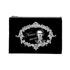 Edgar Allan Poe  - Never More Cosmetic Bag (large)  by Valentinaart