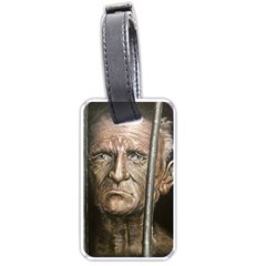 Old Man Imprisoned Luggage Tags (one Side)  by redmaidenart