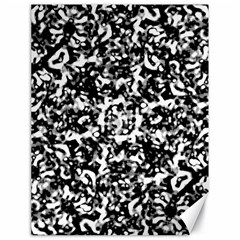 Black And White Abstract Texture Canvas 18  X 24   by dflcprints