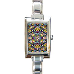 Pattern-12 Rectangle Italian Charm Watch