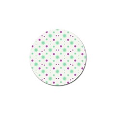 Stars Motif Multicolored Pattern Print Golf Ball Marker by dflcprints