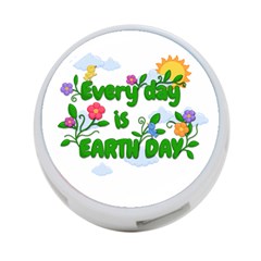Earth Day 4-port Usb Hub (two Sides)  by Valentinaart