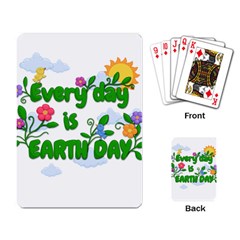 Earth Day Playing Card