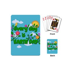 Earth Day Playing Cards (mini)  by Valentinaart