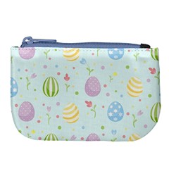 Easter Pattern Large Coin Purse by Valentinaart