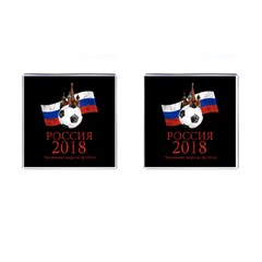 Russia Football World Cup Cufflinks (square) by Valentinaart