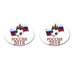 Russia Football World Cup Cufflinks (oval) by Valentinaart