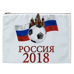 Russia Football World Cup Cosmetic Bag (xxl)  by Valentinaart