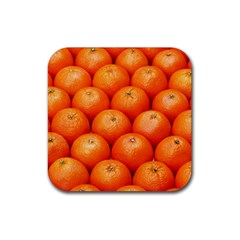 Oranges 2 Rubber Coaster (square)  by trendistuff