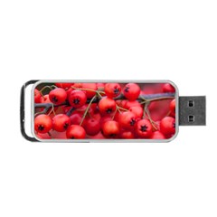 Red Berries 1 Portable Usb Flash (one Side) by trendistuff