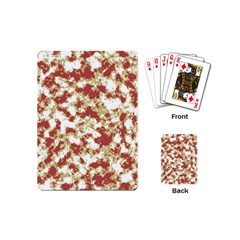 Abstract Textured Grunge Pattern Playing Cards (mini)  by dflcprints