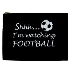 Football Fan  Cosmetic Bag (xxl)  by Valentinaart