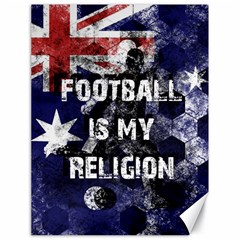 Football Is My Religion Canvas 18  X 24   by Valentinaart