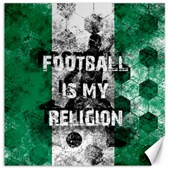 Football Is My Religion Canvas 16  X 16   by Valentinaart