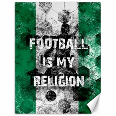 Football Is My Religion Canvas 18  X 24   by Valentinaart