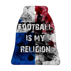 Football Is My Religion Bell Ornament (two Sides) by Valentinaart