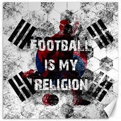 Football Is My Religion Canvas 20  X 20   by Valentinaart