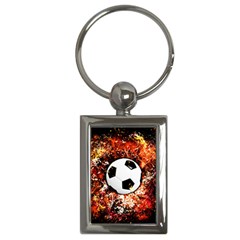 Football  Key Chains (rectangle)  by Valentinaart