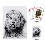 Lion Wildlife Art And Illustration Pencil Playing Card
