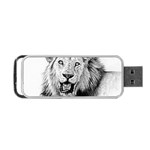 Lion Wildlife Art And Illustration Pencil Portable USB Flash (Two Sides)