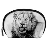 Lion Wildlife Art And Illustration Pencil Accessory Pouches (Large) 