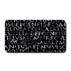 Antique Roman Typographic Pattern Medium Bar Mats by dflcprints