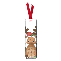 Christmas Moose Small Book Marks by Sapixe
