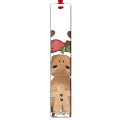 Christmas Moose Large Book Marks by Sapixe