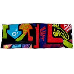 Urban Graffiti Movie Theme Productor Colorful Abstract Arrows Body Pillow Case (dakimakura) by genx