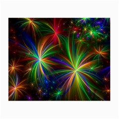 Colorful Firework Celebration Graphics Small Glasses Cloth (2-side)