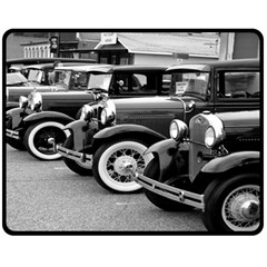 Vehicle Car Transportation Vintage Fleece Blanket (medium)  by Nexatart