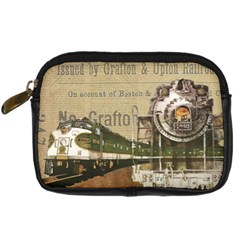 Train Vintage Tracks Travel Old Digital Camera Cases by Nexatart