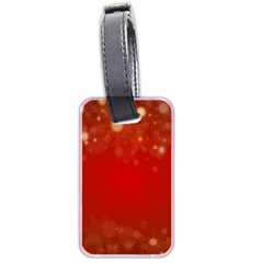 Background Abstract Christmas Luggage Tags (two Sides) by Nexatart