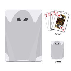 Ghost Halloween Spooky Horror Fear Playing Card