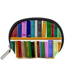 Shelf Books Library Reading Accessory Pouches (small)  by Nexatart