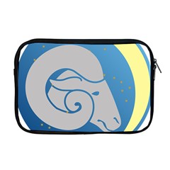 Ram Zodiac Sign Zodiac Moon Star Apple Macbook Pro 17  Zipper Case by Nexatart