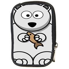 Bear Polar Bear Arctic Fish Mammal Compact Camera Cases by Nexatart