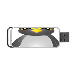 Cute Penguin Animal Portable Usb Flash (two Sides)