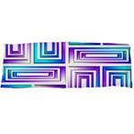 Geometric 3d Metallic Aqua Purple Body Pillow Case (Dakimakura)