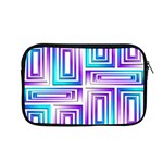 Geometric 3d Metallic Aqua Purple Apple MacBook Pro 13  Zipper Case