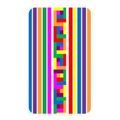 Rainbow Geometric Design Spectrum Memory Card Reader