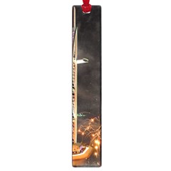 Dubai Burj Al Arab Hotels New Years Eve Celebration Fireworks Large Book Marks by Sapixe