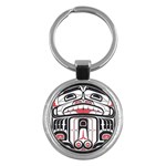 Ethnic Traditional Art Key Chains (Round)  Front