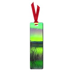 Green Northern Lights Canada Small Book Marks by Sapixe